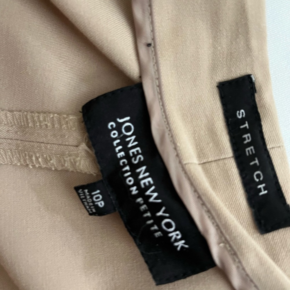 Lot of five pairs of pants Jones New York: beige, white & black - Picture 5 of 9